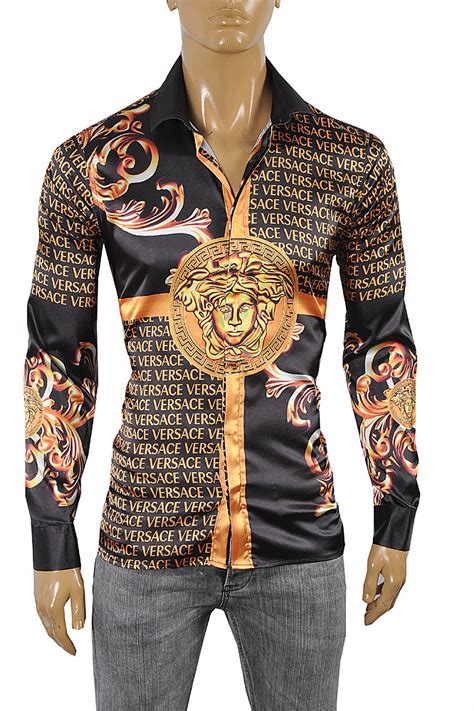 versace men's designer shirts.